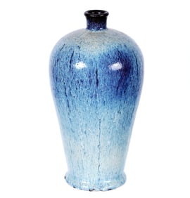 Chinese 18th/19th C. Qing Dynasty Flambe Vase