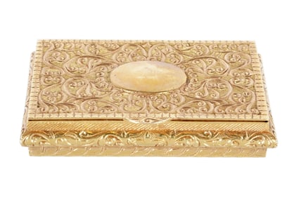 Continental 18k Yellow Gold Snuff Box