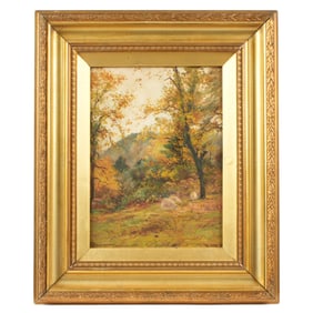Peter S. Buchanan Autumnal Sheep in Landscape