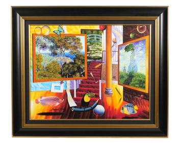 Leonardo Zhang "Beautiful and Graceful" Painting