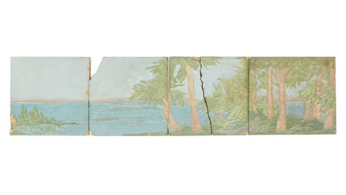 Four Large Rookwood Architectural Faience Tiles