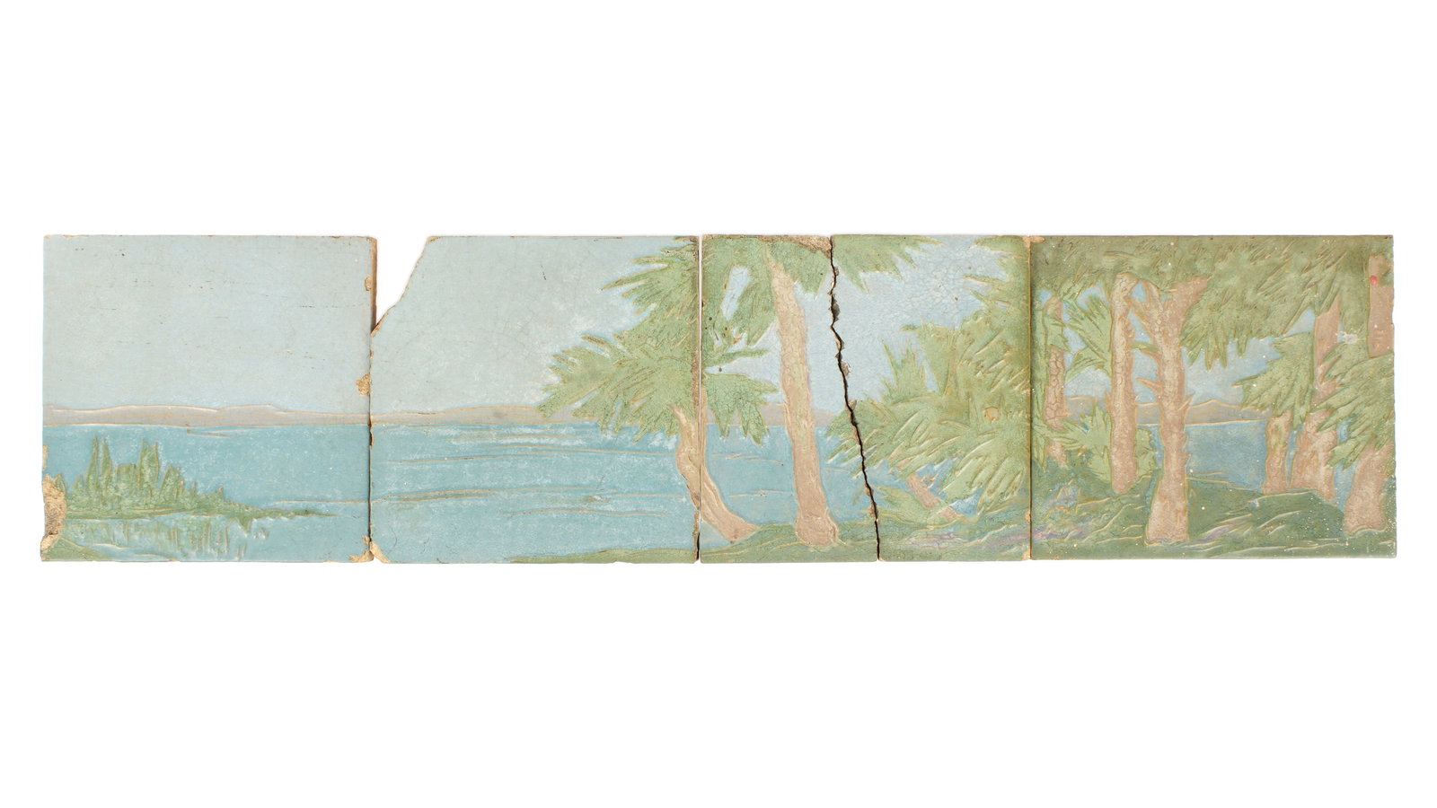 Four Large Rookwood Architectural Faience Tiles (1 of 10)
