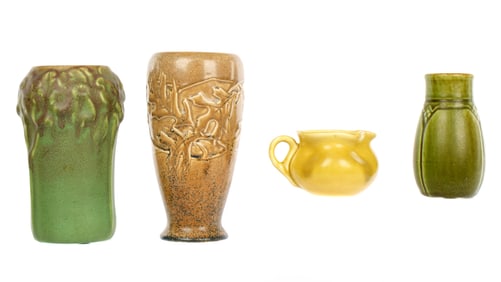 Four Pieces Rookwood Art Pottery