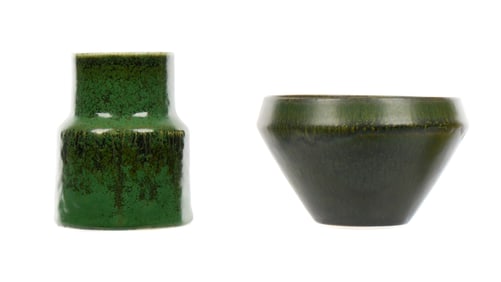 Two Rorstrand Swedish Art Pottery Vases