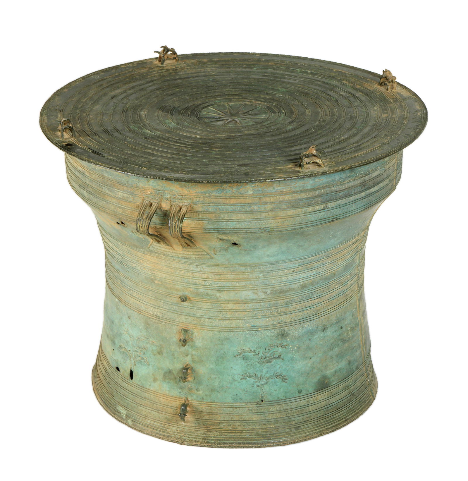 Bronze Burmese / Tibetan Karen Rain Drum (1 of 10)