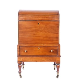 Georgian Style Mahogany Dome Top Cellarette