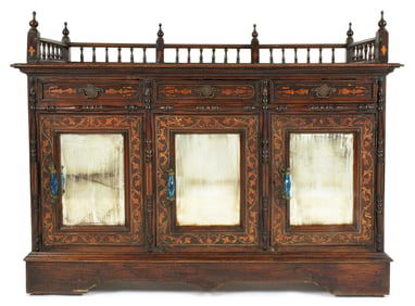 Anglo Indian Inlaid Sideboard