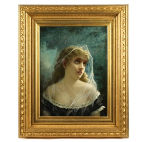C. P. Ream Portrait of a Veiled Woman