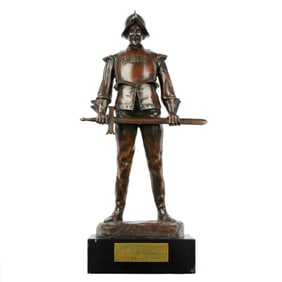 George Lasko Hernando De Soto Bronze Sculpture