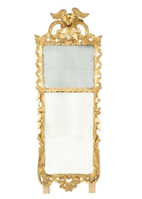 18th Century Georgian Carved Gilt Wood Mirror