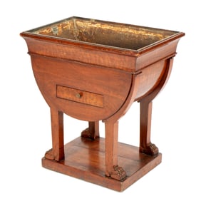 19th Century European Mahogany Planter