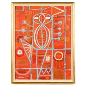 Frank Vavruska The Humming Bird Abstract Painting