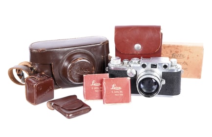 1951 Leica IIIf Camera with Summitar Lens