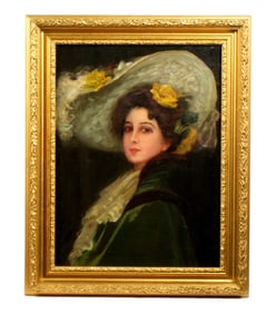 William McEntee Portrait of Anna Held