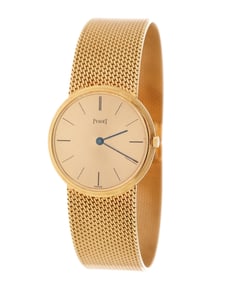 Vintage Piaget 18k Gold Unisex Wrist Watch