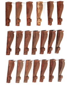 19 Victorian Cast Iron Architectural Corbels from Brooklyn