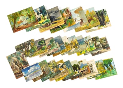27 Loran Wilford Florida Landscape Watercolors