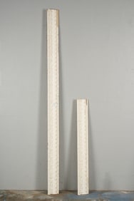 Two Piece Painted Acanthus Crown Molding Sections