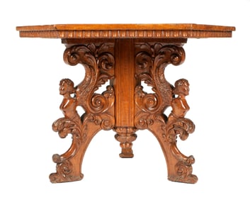 18th Century Italian Inlaid Center Table