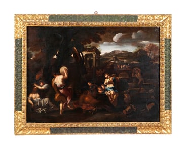 attr Pietro Dandini The Bacchanal Painting