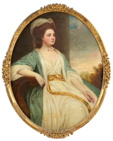 Documented George Romney Portrait of Lady Katherine Griffin ex-Sotheby's