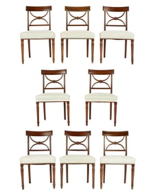 Eight Early 19th Century English Dining Chairs