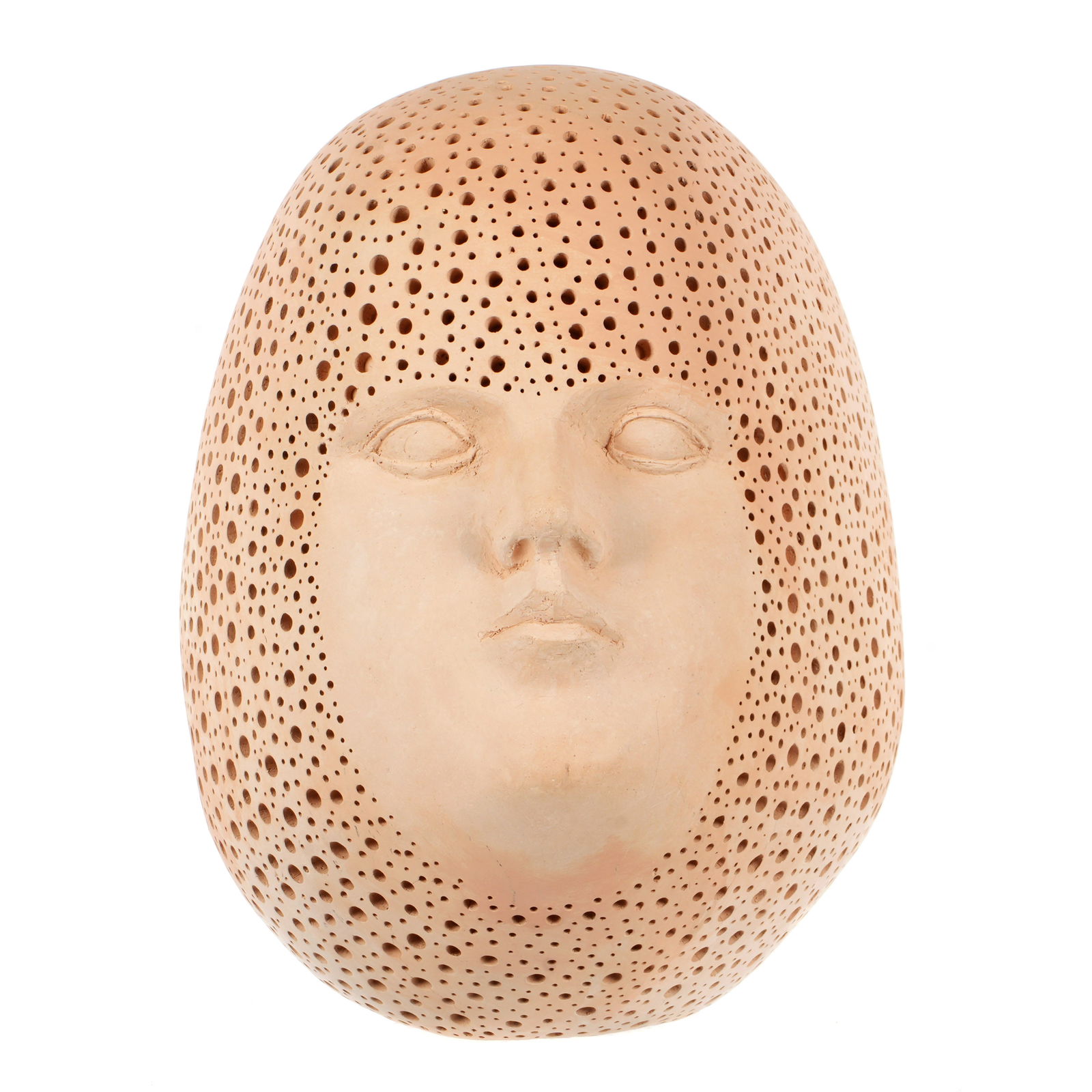 Alexander Ney Elongated Head Terracotta Sculpture (1 of 8)