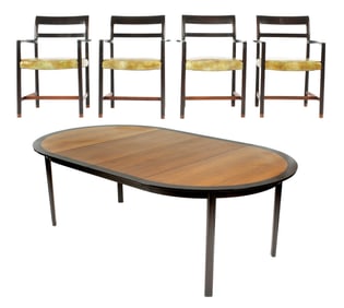 Wormley for Dunbar Extension Dining Table & Chairs