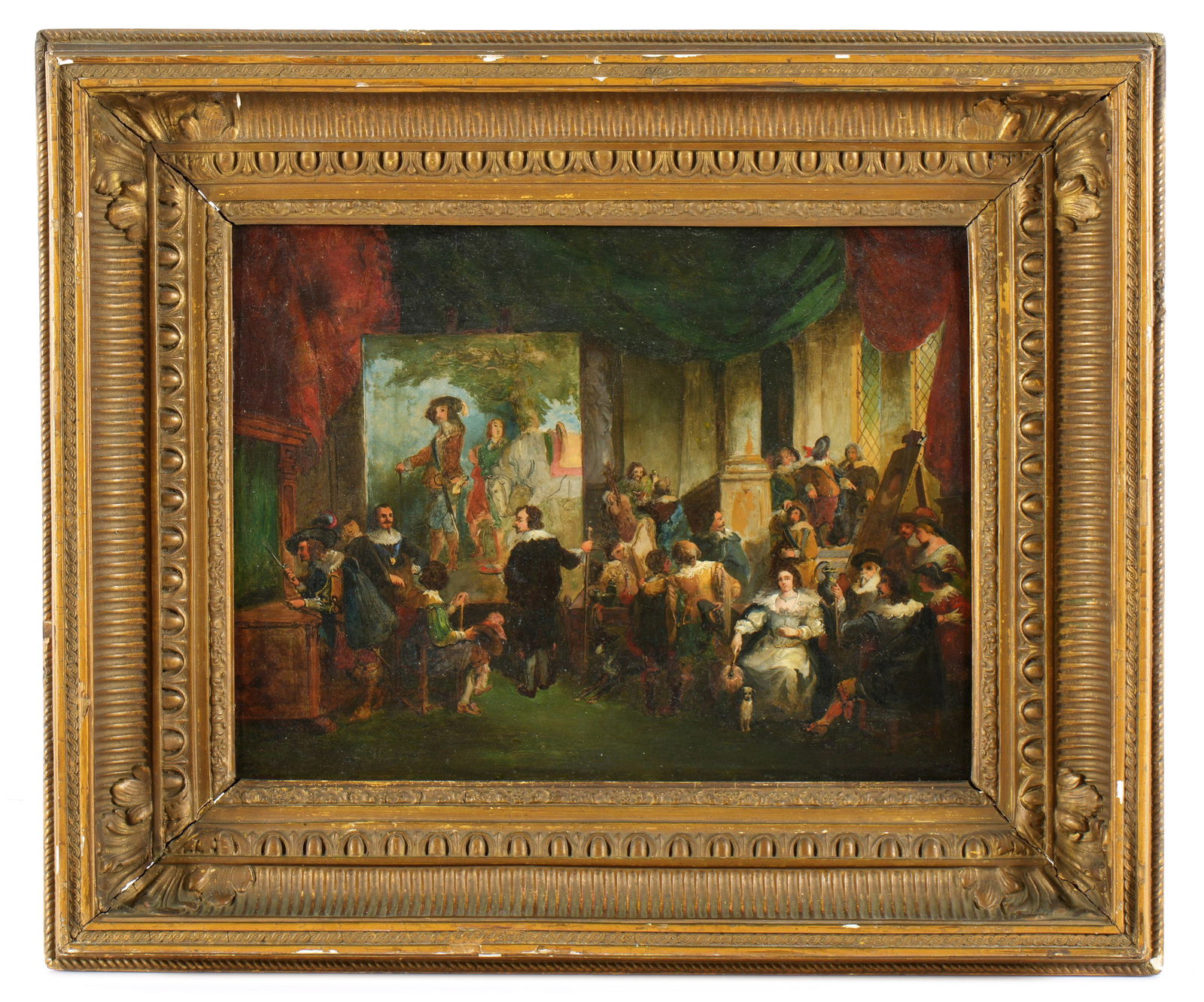 Continental School Interior of Van Dyck's Studio (1 of 6)