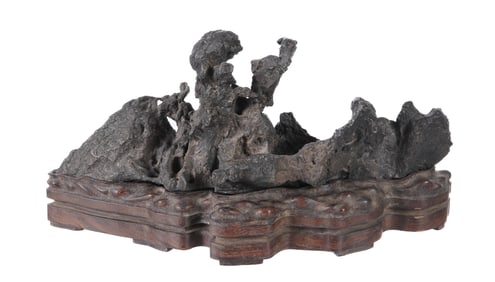 Chinese Highly Resonant Lingbi Scholars Stone