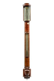 Dollond London Georgian Mahogany Stick Barometer