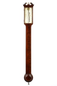 Dollond London Georgian Mahogany Stick Barometer