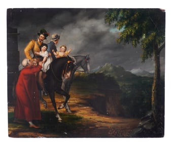 attr. Thomas Stothard Babes in the Woods Painting