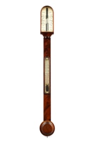 Braham Bath Mahogany Stick Barometer
