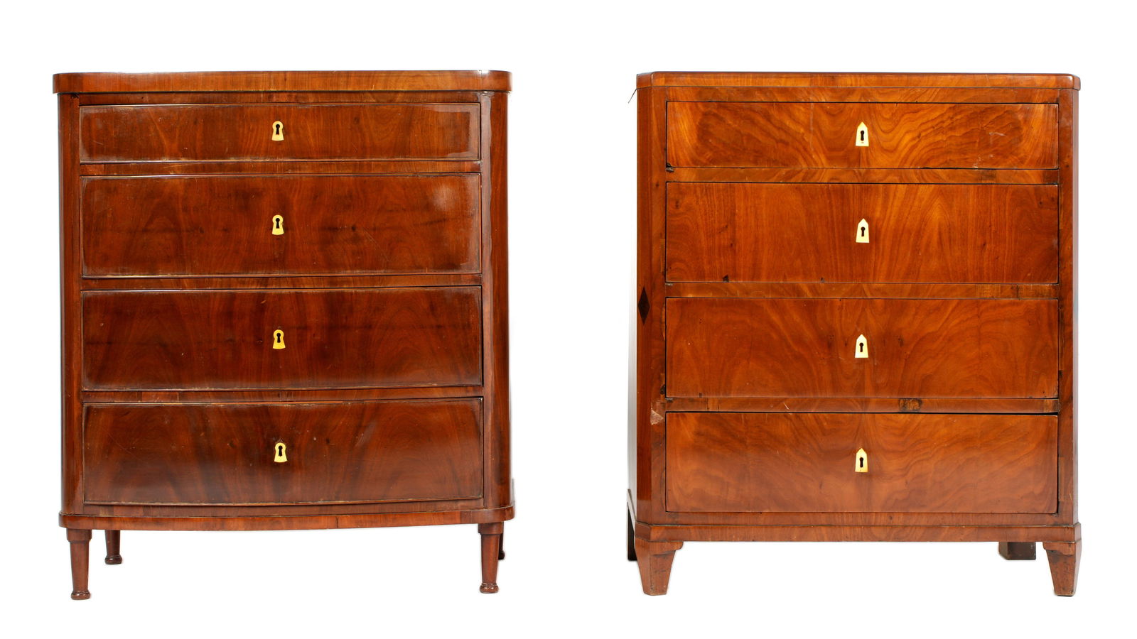 Two Early 19th C. Continental Chest of Drawers (1 of 14)