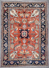 Room Size Persian Serapi Carpet Rug
