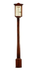 Julius Nissen Danish Mahogany Stick Barometer