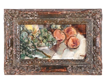 Jeanne Daour Impressionist Still Life of Fruit