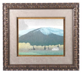 Russell Chatham Mountain Landscape Lithograph 2001