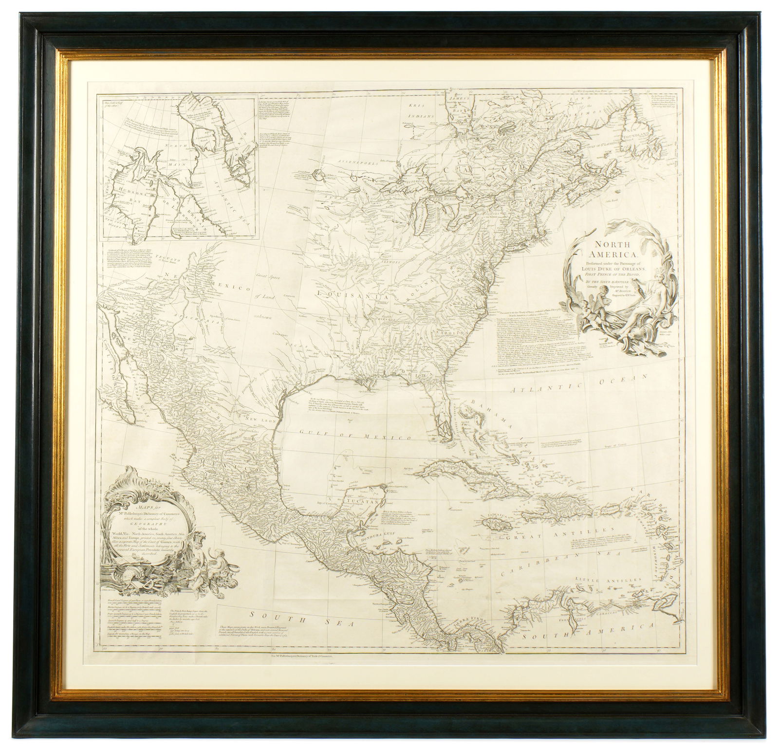 Antique 1774 S. Bolton Map of North America (1 of 6)