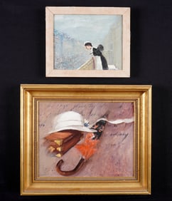 James Harrington Two Pieces Still Life and Maid