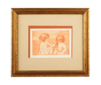 Joan Purcell "The Girls" Etching