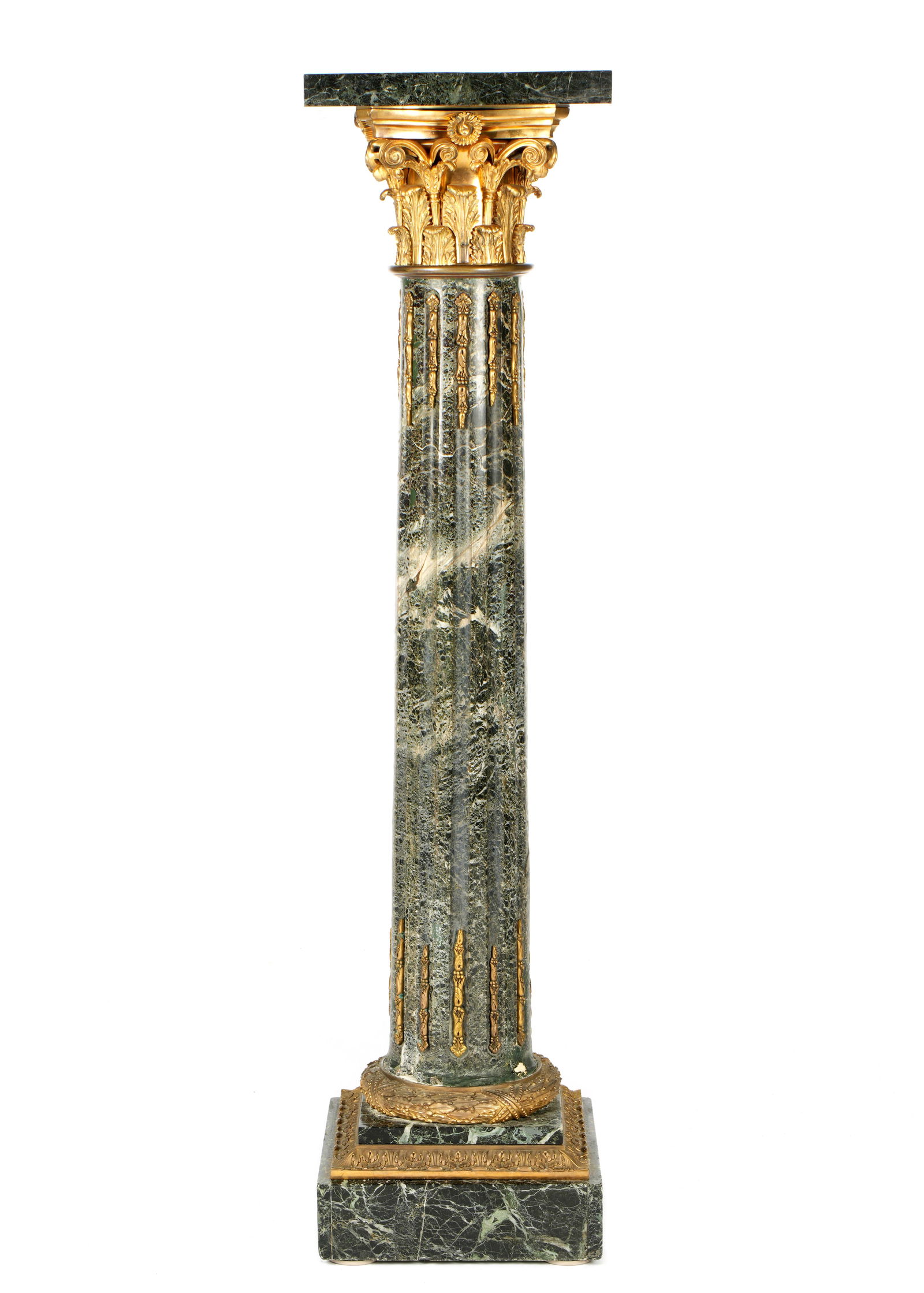 French Marble and Gilt Bronze Mounted Pedestal (1 of 6)