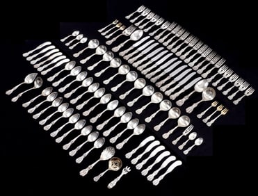 103 Pc Reed & Barton Francis I Sterling Flatware