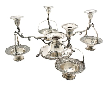 Reed & Barton Sterling Silver Four Arm Epergne 282