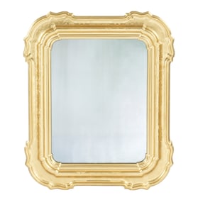Large French Carved Gilt Wood Louis Philippe Mirror
