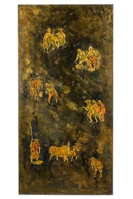 Philip & Kelvin LaVerne Bronze Wall Panel