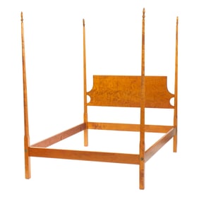 Eldred Wheeler Tiger Maple Pencil Post Bed