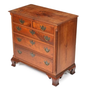 19th Century Chippendale Walnut Chest of Drawers