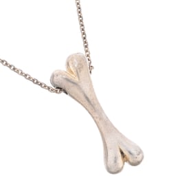 Elsa Peretti for Tiffany Sterling Dog Bone Pendant